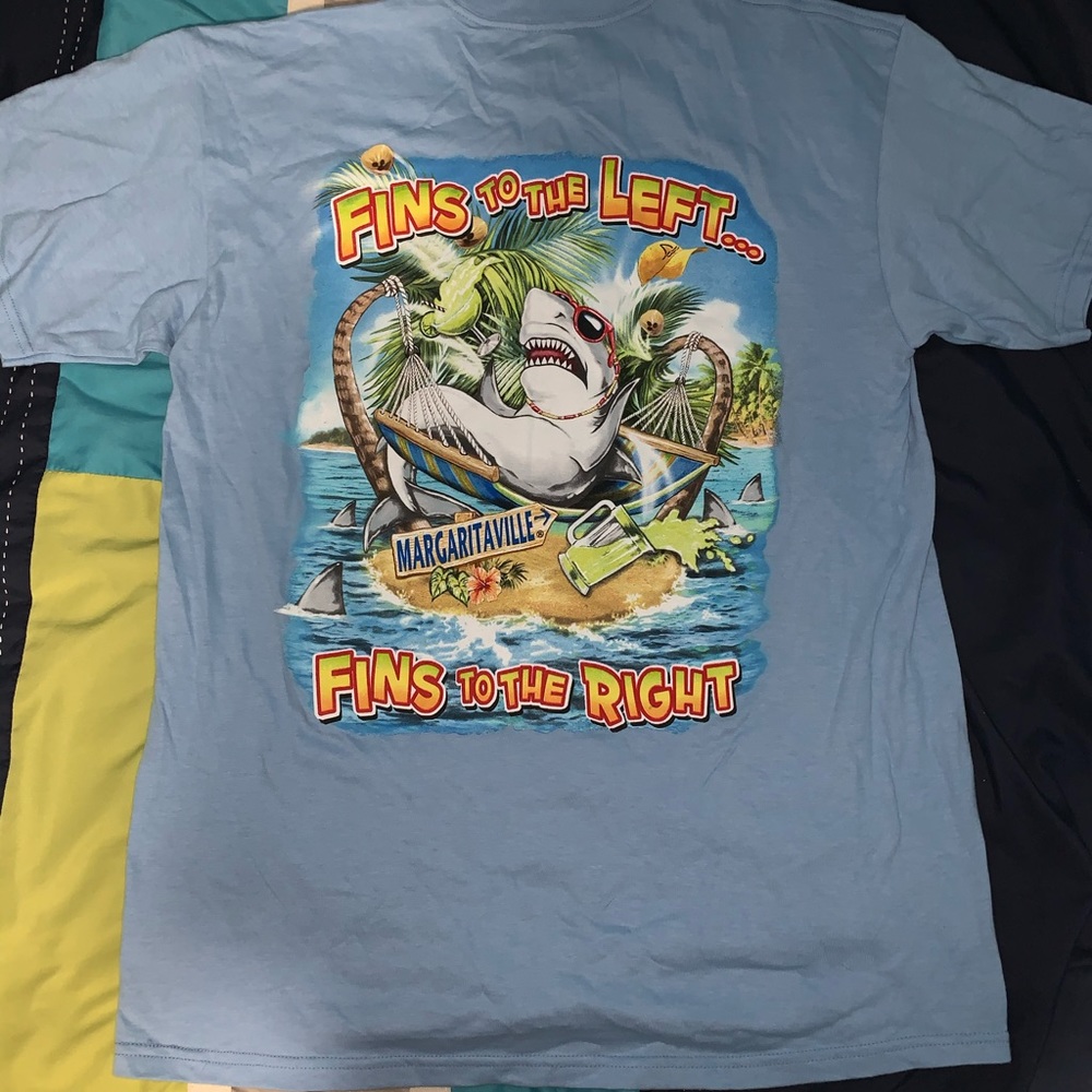 Men’s blue Margaritaville shirt